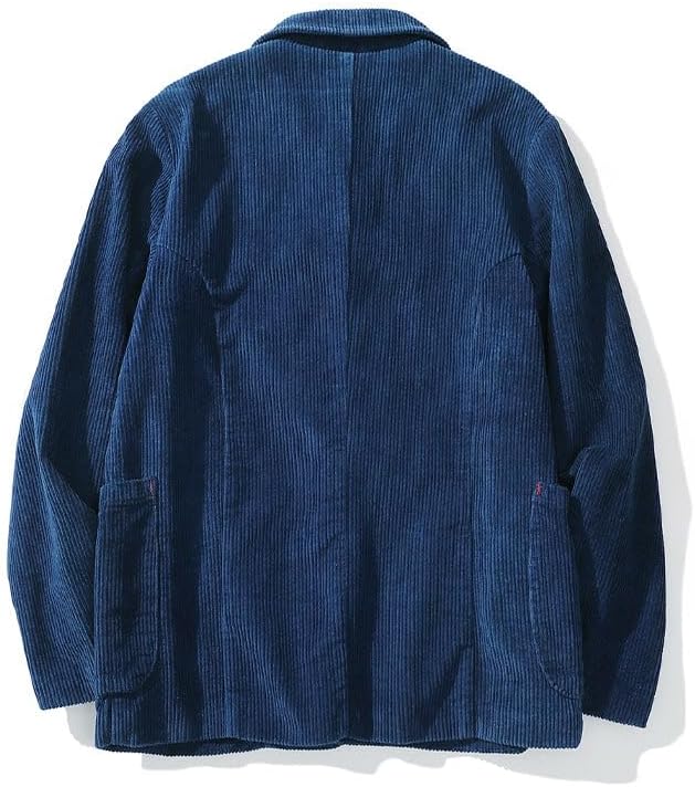 Classic Indigo Corduroy Utility Jacket view 3