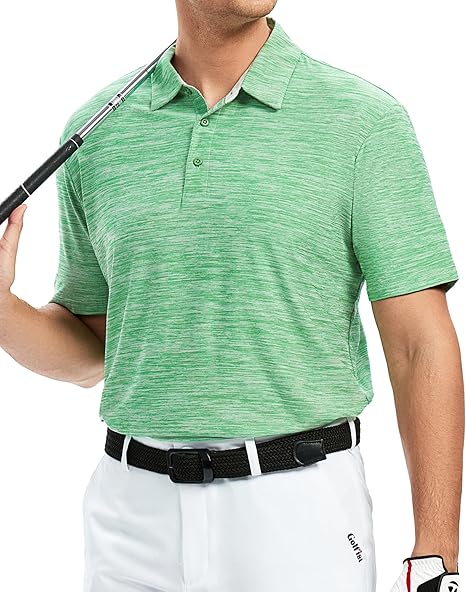 Performance Quick-Dry Short Sleeve Golf Polo for Men view 3